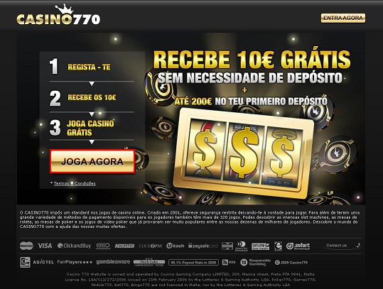 Casino 770 Aplicação